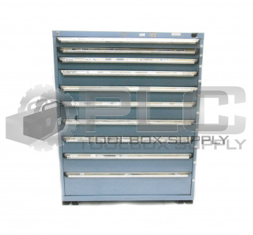 ROUSSEAU 10 DRAWER TOOLBOX H 60" X L 47" X W 29" *READ DESCRIPTION 