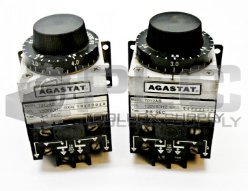 LOT OF 2 AGASTAT 7012AB TIME DELAY RELAY TIMER