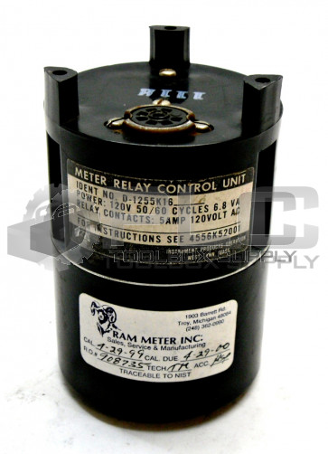 GENERAL ELECTRIC D-1255K16-716 METER RELAY D1255K16716