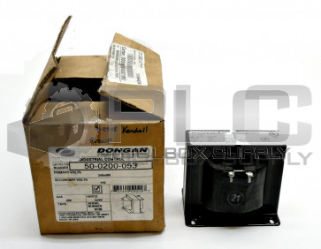 NEW DONGAN 50-0200-053 TRANSFORMER .200KVA 50/60HZ 120V 500200053 