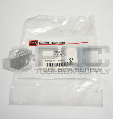 NEW EATON CUTLER HAMMER E30KB152 SHORT BUTTON COVER CLOSE BLACK