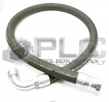 NEW PARKER 422/421-24 SAE 100R1 1-1/2" X 80" HYDRAULIC HOSE 