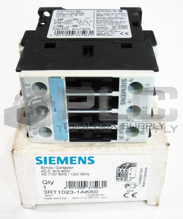 NEW SIEMENS 3RT1023-1AK60 CONTACTOR