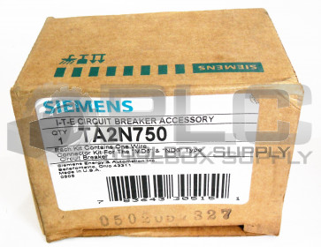 NEW SIEMENS TA2N750 BREAKER LMD AL/CU LUGS 1