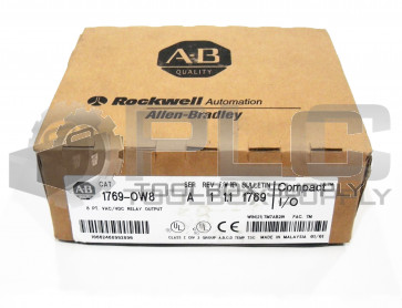 NEW ALLEN BRADLEY 1769-OW8 /A 8PT VAC/VDAC RELAY OUTPUT COMPACT I/O SERIES A 