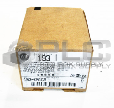 NEW ALLEN BRADLEY 193-EA1GB /B OVERLOAD RELAY 
