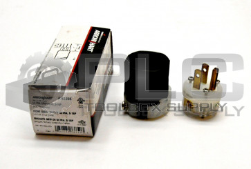 NEW COOPER ARROW HART AH5266 PLUG 15A 125V 2P3W STR BW