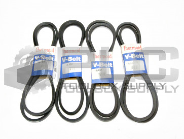 LOT OF 4 NEW THERMOID 4L680 V-BELT 