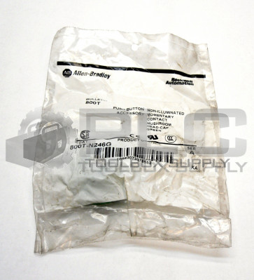 NEW ALLEN BRADLEY 800T-N246G SER A CAP FOR PUSH BUTTON 30MM GREEN 800TN246G