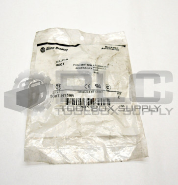 NEW SEALED ALLEN BRADLEY 800T-N159R /C ILLUMINATED PUSH-PULL CAP RED
