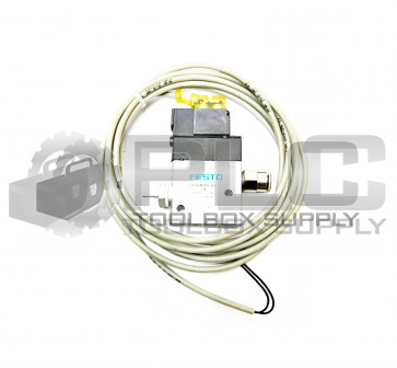 FESTO CPE14-M1BH-30L-1/8 SOLENOID VALVE w/ WIRES