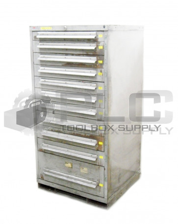 LYON MSS II MODULAR DRAWER CABINET, 11 DRAWERS, H: 59.25" W: 30" D: 28.25"