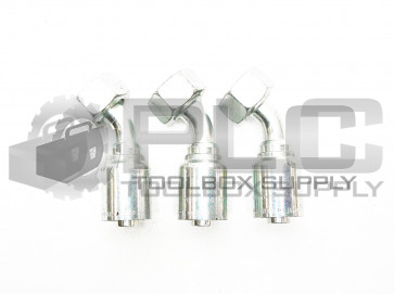 LOT OF 3 NEW PARKER 10C43-20-10 5/8" FEMALE FITTING SWIVEL 45˚ ELBOW