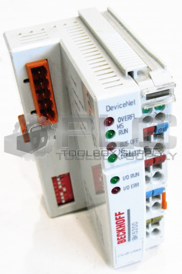 BECKHOFF BK5200 DEVICENET BUS COUPLER FOR UP TO 64 BUS TERMINALS