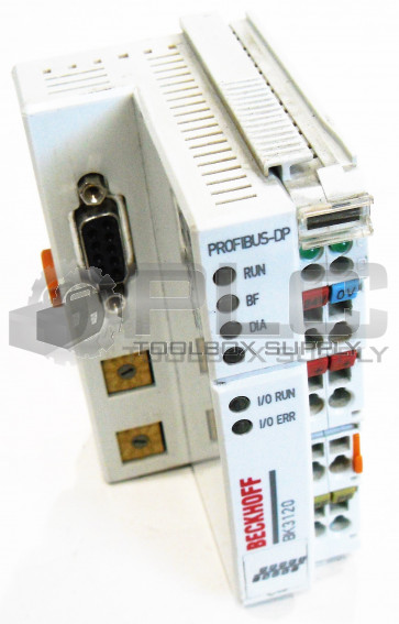 BECKHOFF BK3120 PROFIBUS DP “ECONOMY PLUS“ BUS COUPLER FOR UP TO 64 BUS TERMINALS (255 WITH K-BUS EXTENSION)