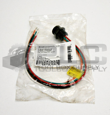 NEW BRAD CONNECTIVITY WOODHEAD 5AA59 5PIN FEMALE STRAIGHT 12" 1300160022 #16 AWG