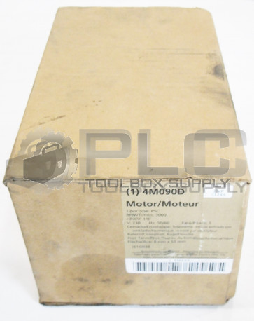 NEW DAYTON 4M090D PSC TYPE 3000 RPM 1/8 HP 230V 