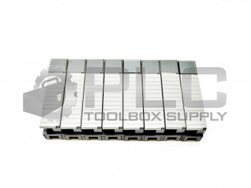 LOT OF 8 ALLEN BRADLEY 1746-N2 /A SERIES A SLC 500 CARD SLOT FILLER