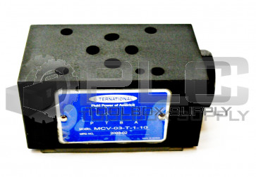 NEW INTERNATIONAL FLUID POWER MCV-03-T-1-10 HYDRAULIC MODULAR VALVE MCV03T110