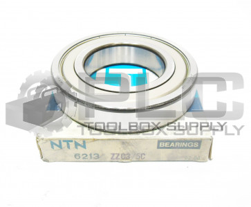 NEW NTN 6213-ZZC3/5C SHIELDED BALL BEARING