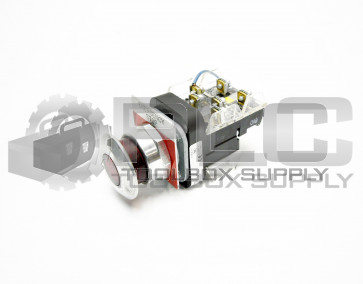 ALLEN BRADLEY 800T-FXQ24RA1 SER /T ILLUMINATED EMERGENCY STOP RED PUSH BUTTON 
