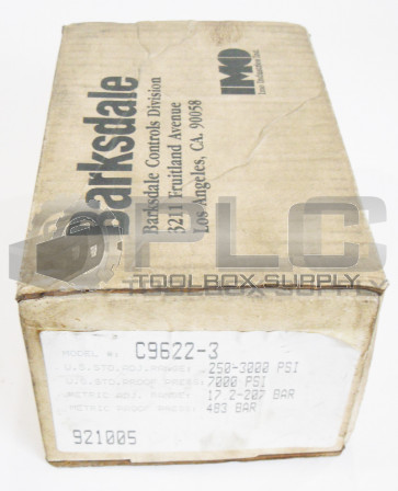 NEW BARKSDALE C9622-3 PISTON SW KB 250-3000 PSI 