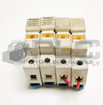 LOT OF 4 GOULD USCC3I  CIRCUIT BREAKER 600V 30 AMP 