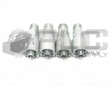 LOT OF 4 NEW PARKER 10143-8-8 Fitting 1/2" HOSE X 1/2" MALE NPTF PIPE - RIGID 