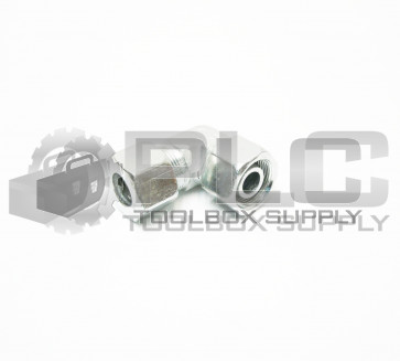 NEW PARKER EW16SCF FITTING SWIVEL NUT ELBOW EO 16MM X 24Metric SWIVEL STEEL 