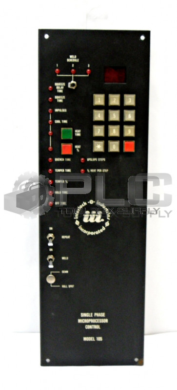 INTERLOCK INDUSTRIES MC105 SINGLE PHASE MICROPROCESSOR CONTROL 1050-101-32