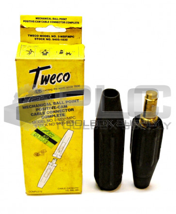 NEW TWECO 2-MBP/MPC MECHANICAL BALL POINT POSITIVE-CAM CABLE CONNECTOR 9405-1830
