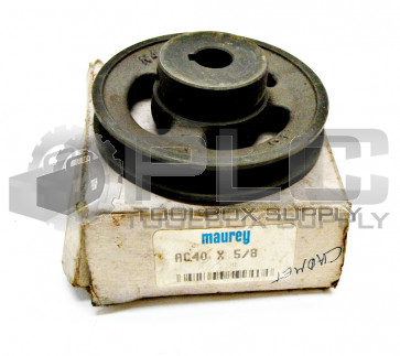 NEW MAUREY AC40 X 5/8 V-BELT PULLEY SINGLE GROOVE AC40X5/8