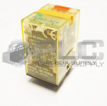 NEW IDEC RU4S-A24 POWER RELAY 24VAC 6A PLUG IN