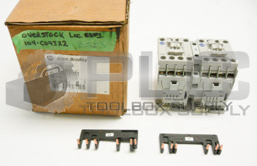 NEW ALLEN BRADLEY 104-C09J22 /B REVERSING CONTACTOR 