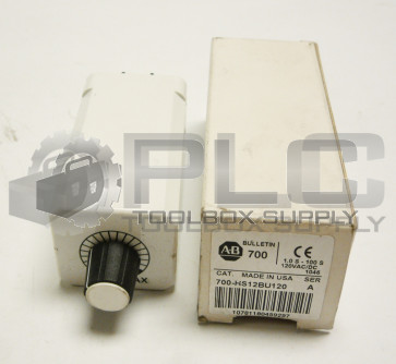 NEW ALLEN BRADLEY 700-HS12BU120 /A TIMING RELAY 