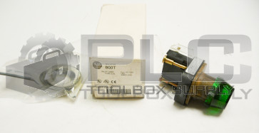 NEW ALLEN BRADELY 800T-Q10G  /T PUSH BUTTON GREEN 800T-Q10
