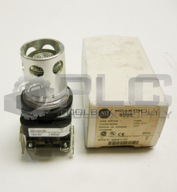 NEW ALLEN BRADLEY 800T-QAH10C /T PUSH BUTTON CLEAR