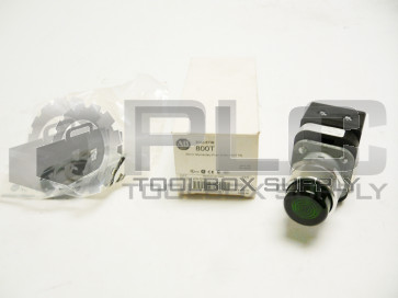 NEW ALLEN BRADLEY 800T-QBH2G / U PUSH BUTTON GREEN  