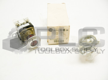 NEW ALLEN BRADLEY 800TC-FXQH10RA1 /T RED PUSH BUTTON  