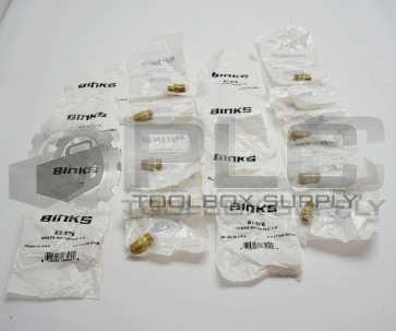 LOT OF 18 NEW BINKS 83-576 BRASS DM NIPPLE 1/4" 83576