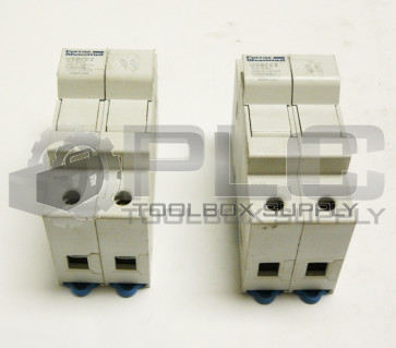 LOT OF 2 FERRAZ SHAWMUT USBCC2 CIRCUIT BREAKER 30 A 600V 