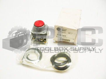 NEW ALLEN BRADLEY  800T-A6B / T PUSH BUTTON RED 