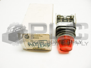 NEW ALLEN BRADLEY 800T-QH10A / T PILOT LIGHT AMBER 