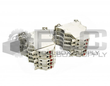 LOT OF 10 WEIDMULLER WSI 6 FUSE TERMINAL BLOCK 6.3AMP 250V WSI-6 WSI6