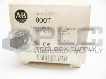 NEW ALLEN BRALDEY 800T-QH10R / T PILOT LIGHT RED 