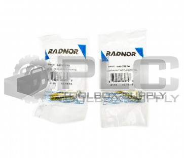 LOT OF 2 NEW RADNOR 64003974 CGA 540 NUT/NIPPLE WD2119