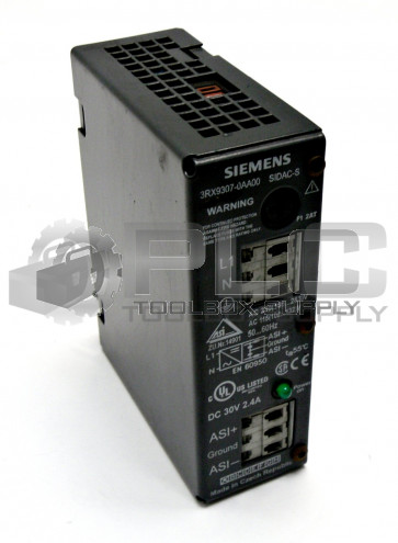 SIEMENS 3RX9307-0AA00 AS-I POWER SUPPLY 3RX93070AA00