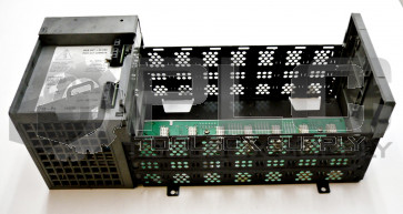ALLEN BRADLEY 1746-P4 SER A POWER SUPPLY W/ 1746-A7 SER B 7-SLOT RACK SLC 500