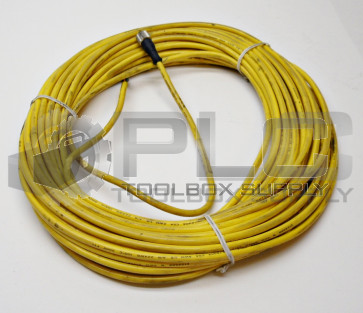 NEW BANNER QDE-875D EURO-STYLE QUICK DISCONNECT CABLE 8 PIN 23M/75' IN LENGTH