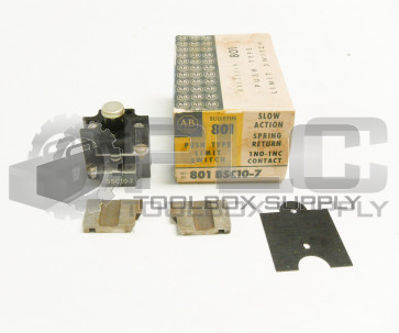 NEW ALLEN BRADLEY 801 BSC10-7  PUSH TYPE LIMIT SWITCH  